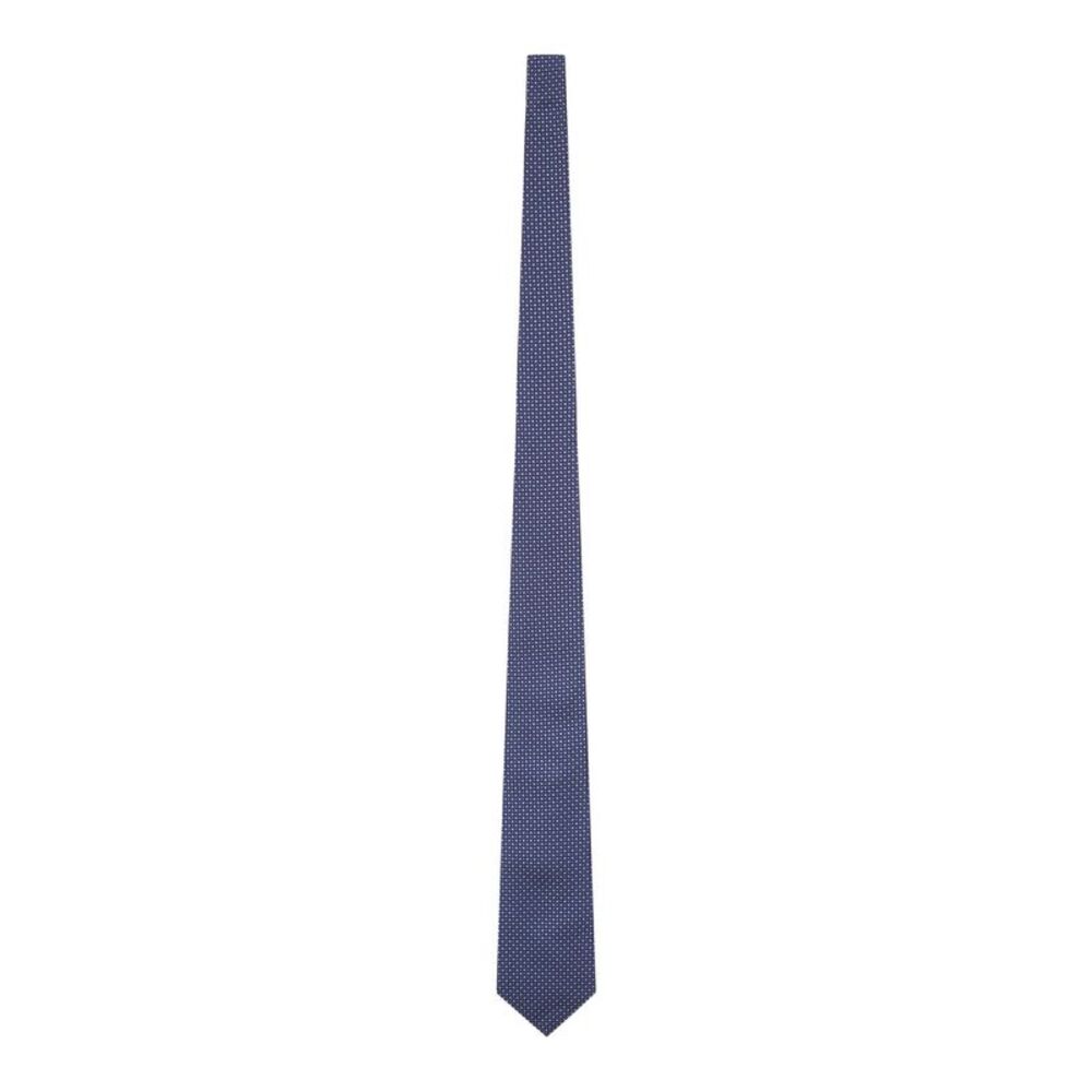 Kiton Men Fabric Tie With Micro Geometric Pattern